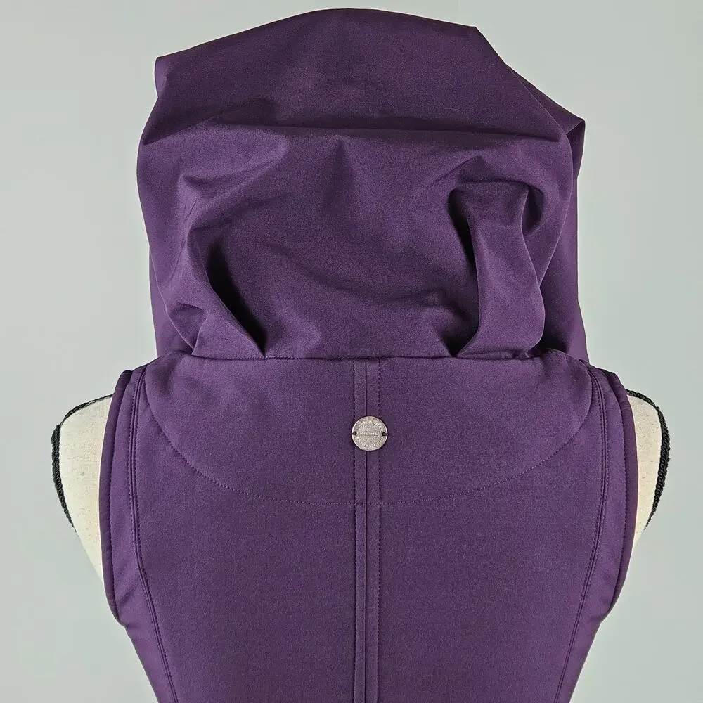 Noel‎ Asmar Equestrian Women's Riding Vest Soft Shell Hooded Purple | XXS